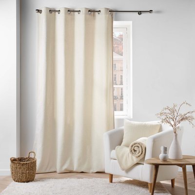 Rideau à œillets bouclette WOOLY DOUCEUR D'INTÉRIEUR
