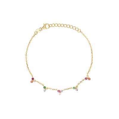Bracelet en argent 925 et oxyde de zirconium CLEOR