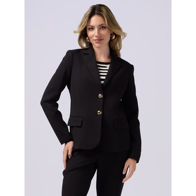 Veste blazer réalisée en tissu scuba crêpe OLTRE