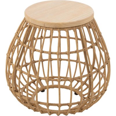 Table basse en rotin, ronde, Colfax JOLIPA