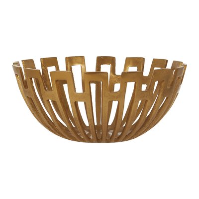 Delphi Fruit Basket in Gold SO'HOME
