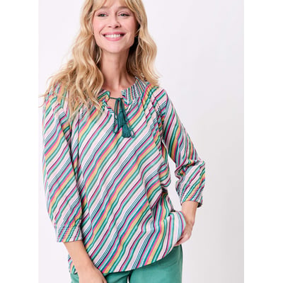 Blouse voile de coton bio ample MEHAN LA FIANCÉE