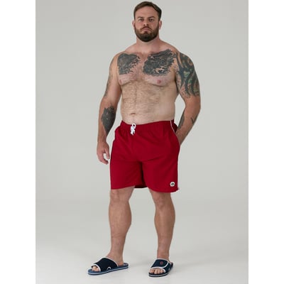 Short de bain uni à taille élastiquée YARROW DUKE
