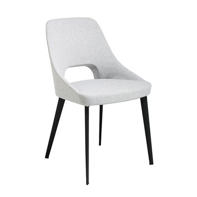 Chaise de salle à manger en tissu et acier ANGEL CERDA