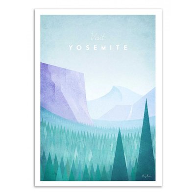 Affiche d’art 50 x 70 cm - Visit Yosemite - Henry Rivers WALL EDITIONS