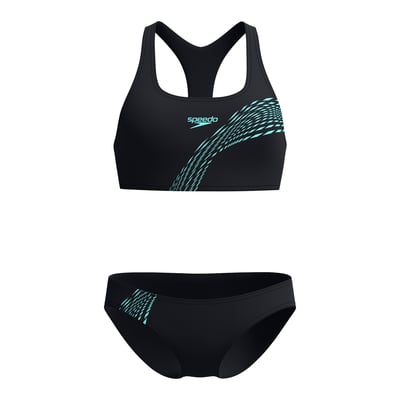 Maillot de bain 2 pièces dos nageur motif/style ondulé PLACEMENT SPEEDO