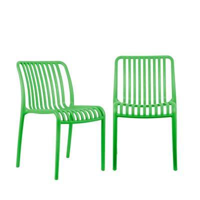 Lot de 2 chaises intérieur et extérieur en plastique- GLEE LEITMOTIV