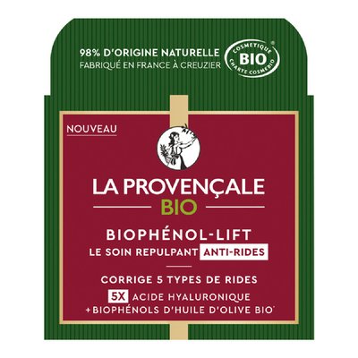 Soin Jour Anti-Rides Biophénol-Lift 50ml LA PROVENÇALE BIO