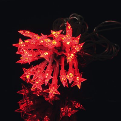 Guirlande lumineuse 60 Etoiles souples rouge DOUCEUR D'INTÉRIEUR