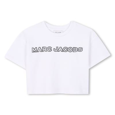T-shirt court avec des strass MARC JACOBS