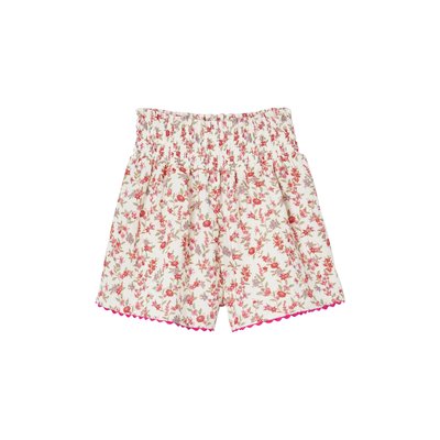 Short en gaze de coton imprimé fleurs VERTBAUDET
