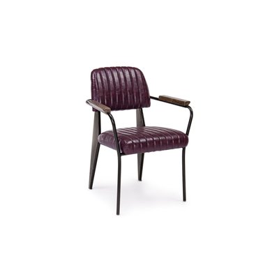 Fauteuil simili et métal Vintage (lot de 2) - CLARK HELLIN, DEPUIS 1862