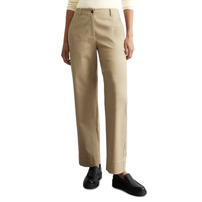Pantalon modèle large long en mélange de coton organique et de lyocell MARC O'POLO
