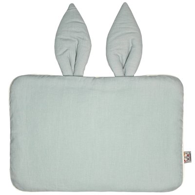 Oreiller plat coussin lapin réversible en lin lavé LINO SEVIRA KIDS
