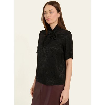 Chemise fluide satinée à motifs FLAVIE NAF NAF