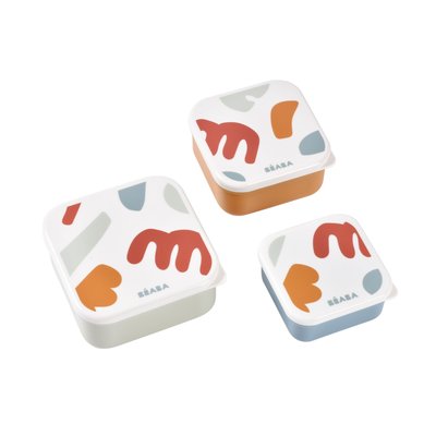 Lot de 3 boîtes à goûter Playful - Beaba BEABA