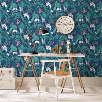 Papier peint Botanical minuit GRAHAM ET BROWN