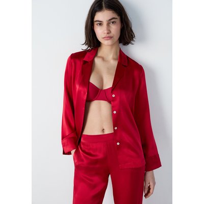 Chemise de pyjama en soie imprimé léopard PEARLY ETAM