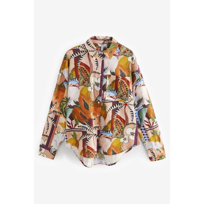 Chemise à manches longues avec du lin NEXT