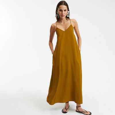 Robe longue, à fines bretelles LA REDOUTE COLLECTIONS