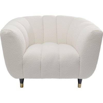 Fauteuil en polyester bouclé, SPECTRA KARE DESIGN