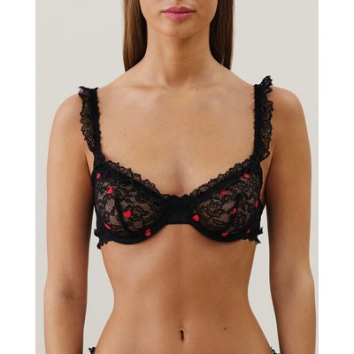 Soutien-gorge corbeille en dentelle avec broderies BRODLACIZ UNDIZ