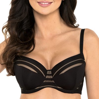 Soutien-gorge balconnet à rayures avec armatures LUNA GORTEKS
