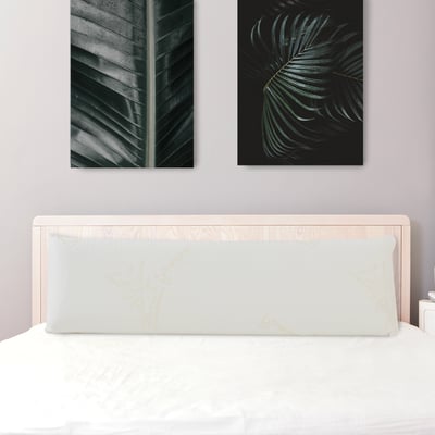 Traversin Mémoire de forme Bamboo - Housse bambou lavable - 13 cm d'épaisseur BELLECOUR