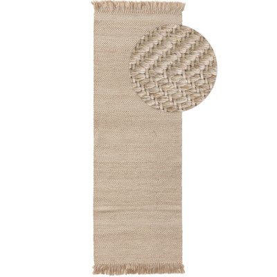 Tapis de couloir en laine tissé main LARS BENUTA 