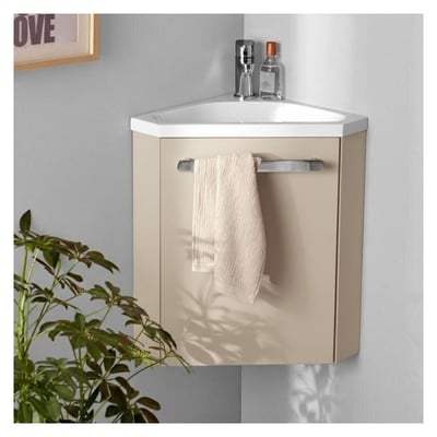 Ensemble lave-mains d'angle + robinet SKINO MOB IN
