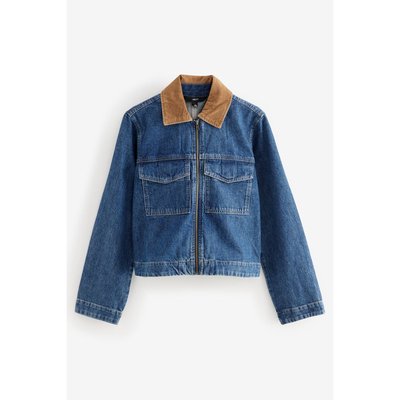 Veste en jean zippée sur le devant NEXT