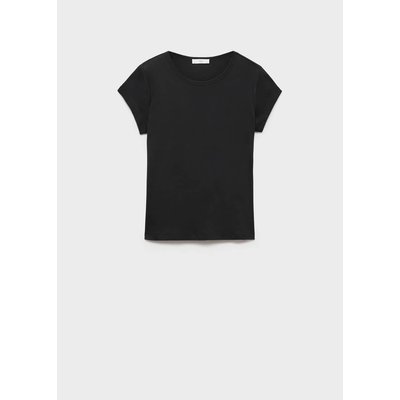 T-shirt 100 % coton manches courtes MANGO