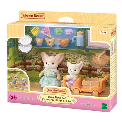 Le set de pique-nique des freres et soeurs fennec SYLVANIAN FAMILIES