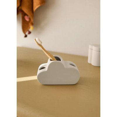Porte-brosse à dents en grès en forme de nuage MANGO HOME