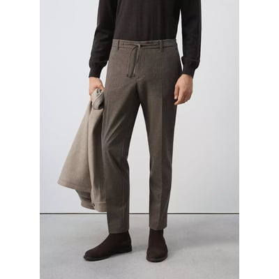Pantalon slim-fit carreaux MANGO MAN