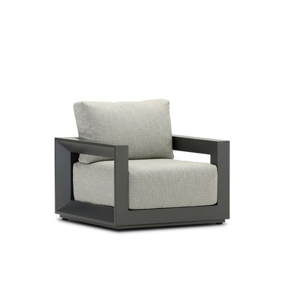 Fauteuil aluminium, lot de 2, SAN FRANCISCO DEFORA HOME