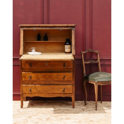 Grand secrétaire en bois Honoré N°49 - Bon état DEBONGOUT