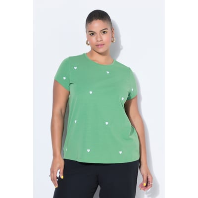 T-shirt à col rond, avec cœurs STUDIO UNTOLD