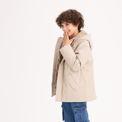 Giacca a vento con cappuccio foderata in sherpa LA REDOUTE COLLECTIONS