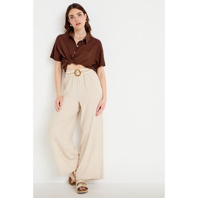 Pantalon large avec ceinture amovible CACHE CACHE
