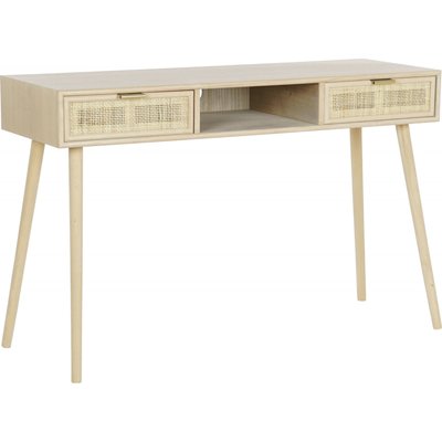 Console en bois avec étagère, Scandi RECOLLECTION