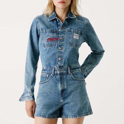Combinaison Courte Coupe Regular En Denim PEPE JEANS