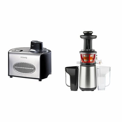 turbine a glace et extracteur de jus vertical - hf250+gsx12 H.KOENIG