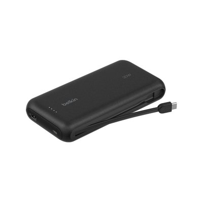Batterie externe 20000 mAh avec cable USB-C intégre noir BELKIN
