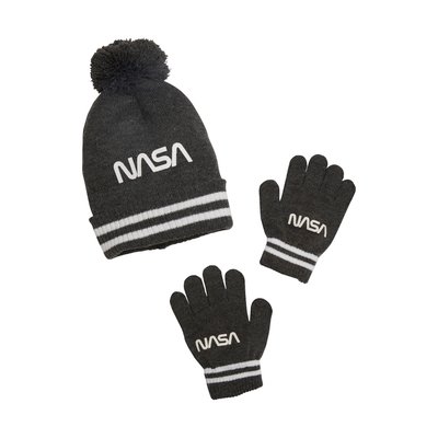 Ensemble NASA® bonnet + gants VERTBAUDET