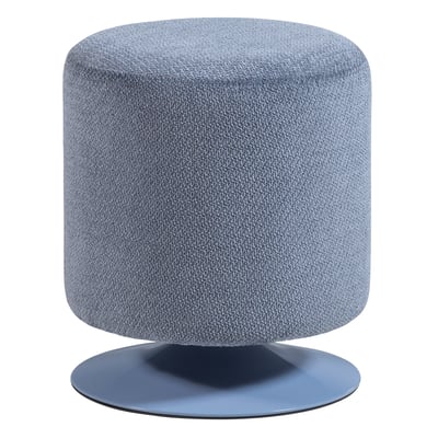 Pouf pivotant en bouclé ISLEN WOOOD