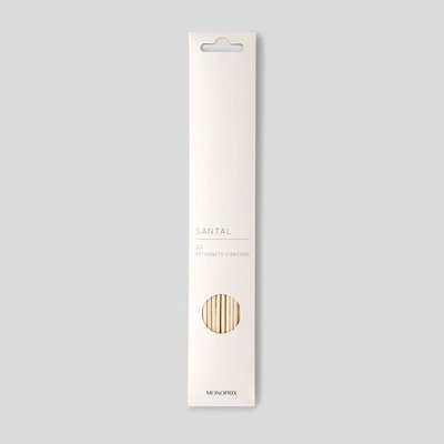 20 bâtonnets d'encens parfumés MONOPRIX