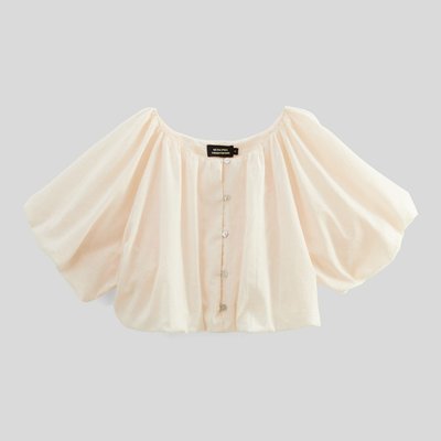 Blouse à manches ballons MONOPRIX
