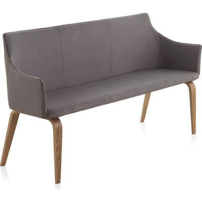 Banc d'intérieur tapissé  confort et pieds bois courbé RECOLLECTION