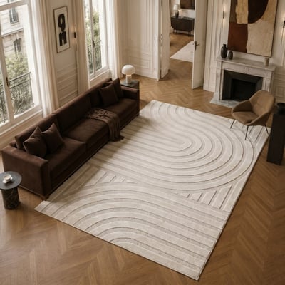 Tapis doux à relief design  BRELA DECO THE DECO FACTORY